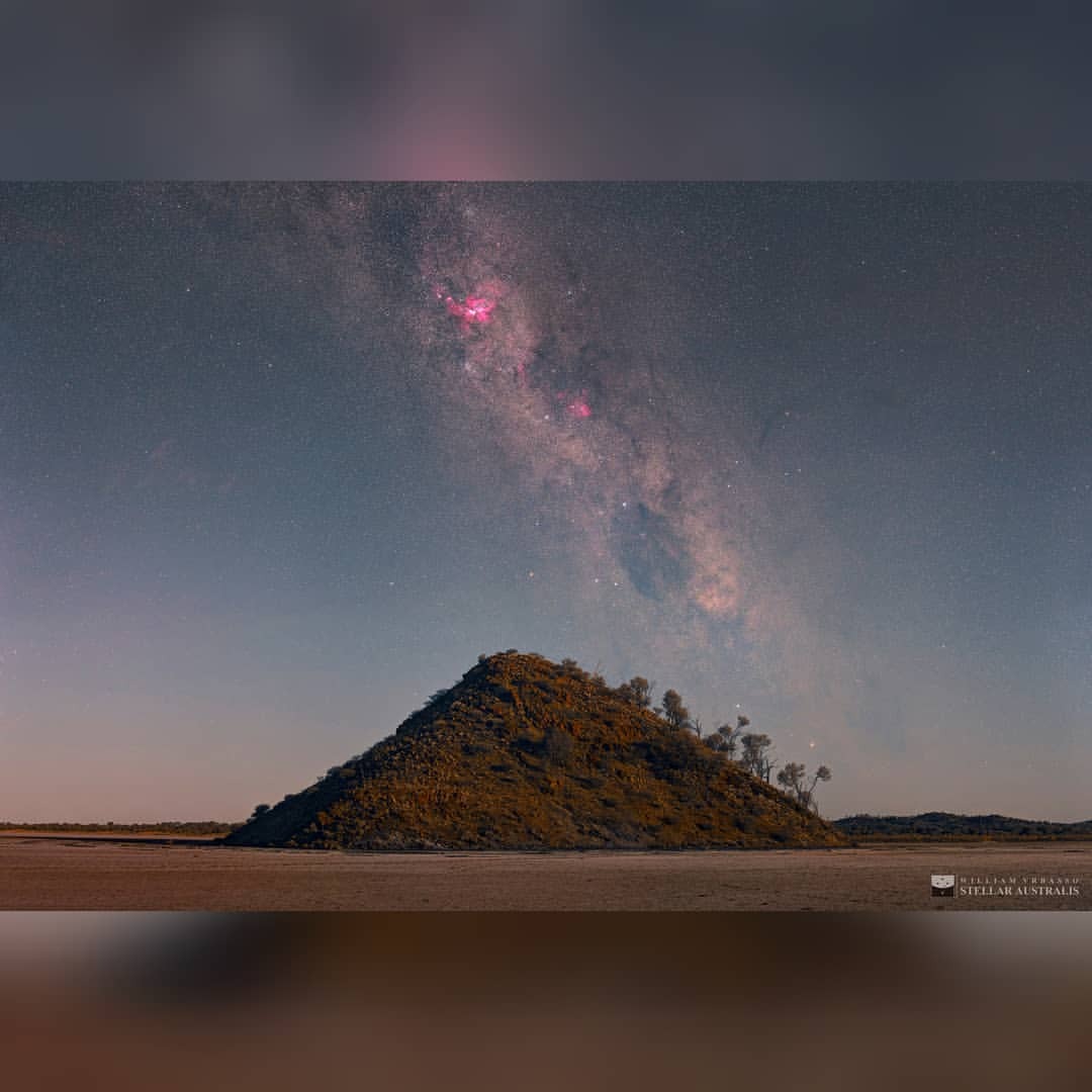 Carina over Lake Ballard #nasa #apod #greatcarinanebula #ngc3372 #starformation #stars