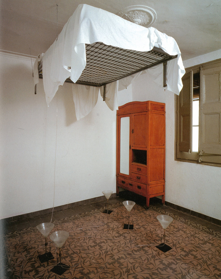 gallowhill:rebecca horn, room of water from ‘el rio de la luna’ multimedia installation