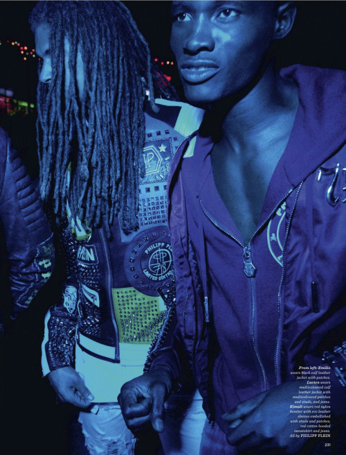 Lucien and Kimali by Daniel Sannwald | GQ Style UK Spring/Summer 2016Styling by Elgar Johnson