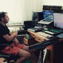 albaecstasy:  Studio time www.albaecstasy.ro #patches 4 ur #synthesizers