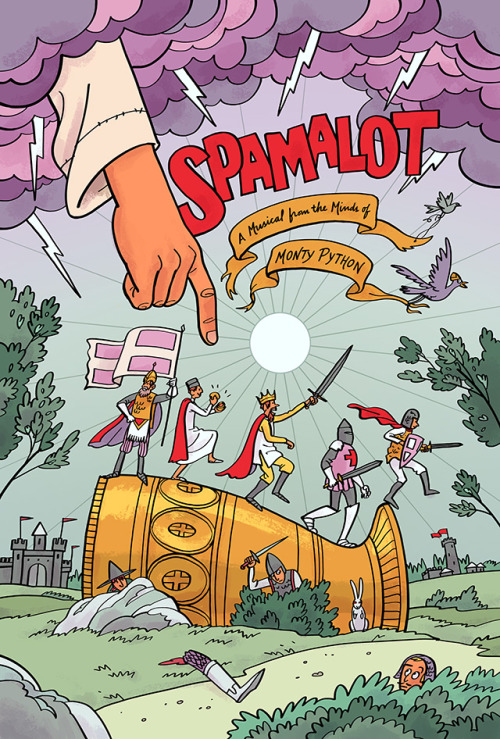 kyletwebster:Final Spamalot poster!Corrected the spelling! Thanks to that keen eye from one of you k