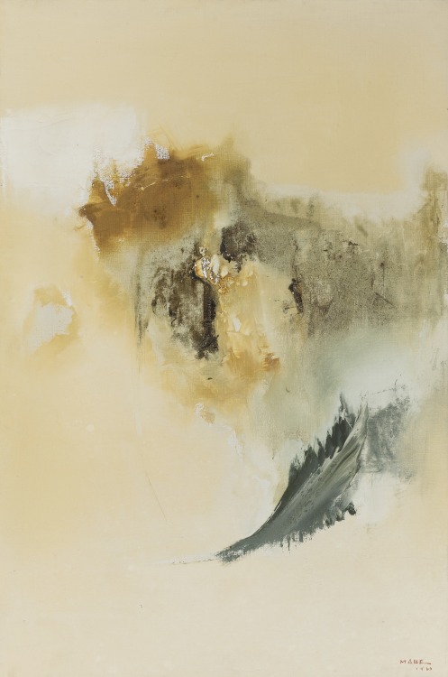 ochyming:Manabu Mabe 1924-1997 UNTITLED, 1960 oil on canvas 47 1/8 x 31 ½