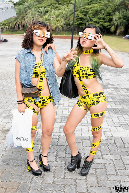 A few of the outfits that fans were wearing at Lady Gaga&rsquo;s Tokyo artRAVE concert. We produced 