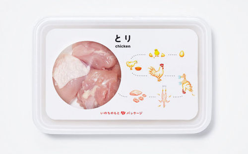 nae-design:Simple but intriguing educational packaging with life cycles by Ajinomoto, Japan.