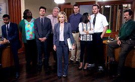 janesvilanueva:parks & rec meme » [7/7] relationships →the parks & rec department“When we wo