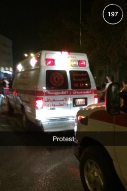 palestinienne:  The pictures aren’t that clear, but my friend is in Ramallah, Palestine right now and ya Allah yi7meehim. These are all screenshots from videos and the screaming I heard, the ambulances, the loud noises and bombs is terrifying. 