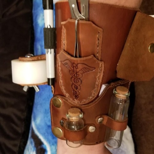 A while back someone requested me to make them this custom bracer. The concept was drawn and everyth