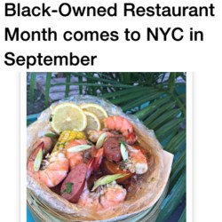 revolutionary-mindset:  As this year’s summer NYC Restaurant Week comes to a close, a new prix-fixe menu event is hitting the city—this one, with a cause.  Genese Jamilah, Ebony staffer and founder of the blog I Don’t Do Clubs, had trouble locating