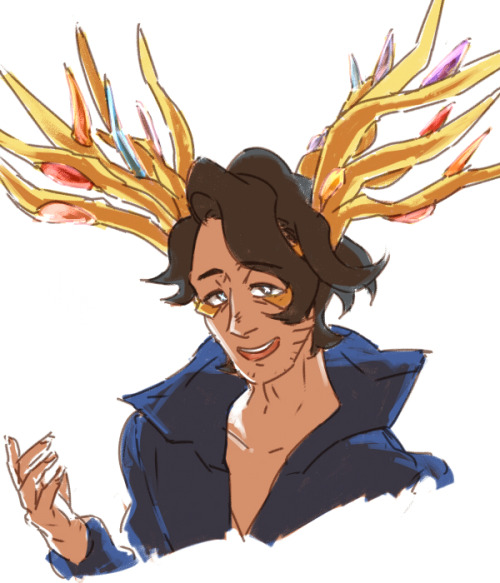 I Got Too Lazy To Draw A Pyroar Counterpart But Im Really Digging Into This Whole Syrneas/Lyveltal Thing