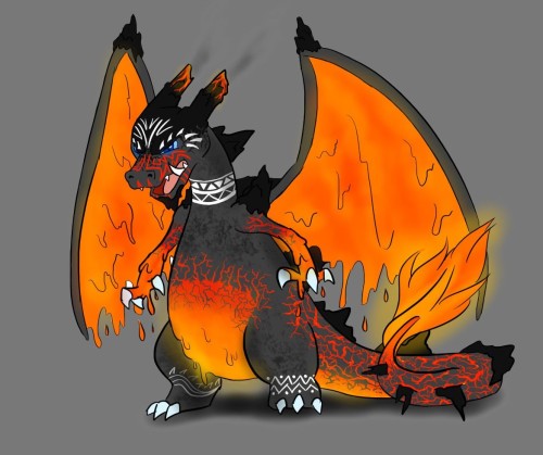 Rawr! An Alolan Charizard has appeared! So glad I had time to finish this I’m really happy wit
