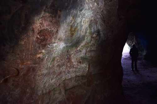 Wemyss Caves, FifeWe recently visited a set of caves along the coast of Fife, located near the villa