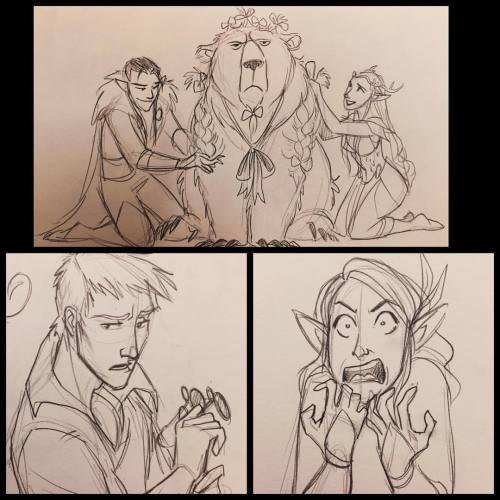 transkeyleth:wendydoodles:Critical Role doodles from last night! #sketches #doodles #CriticalRole #d