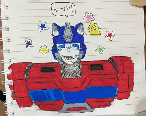 I Didnt Have Any Ideas For Drawing Until The Trailer Of Transformers One And OMG I LOVE IT (and Also