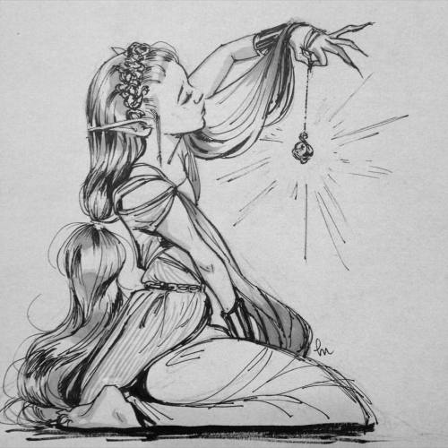 carolinegariba:  Young Sariel - DAY 04 - #inktober2015 #inktober 