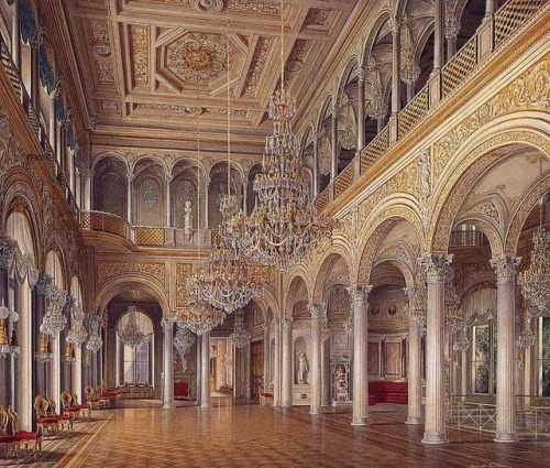 inividia: The Pavilion Hall, 1864. Eduard Petrovich Hau