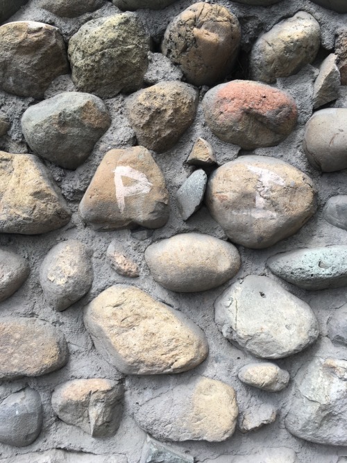 Stone wall, Cuenca, Ecuador