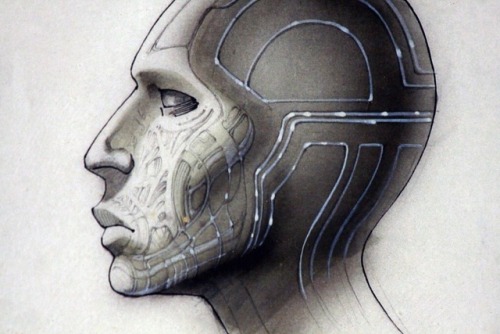 talesfromweirdland:Early concept and storyboard art for Stanley Kubrick’s A.I. Art by Chris Baker.Ku