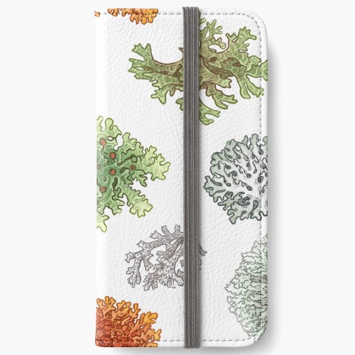 I made my lichens into a pattern and put them on a bunch of things on redbubble! I can add/adjust sp