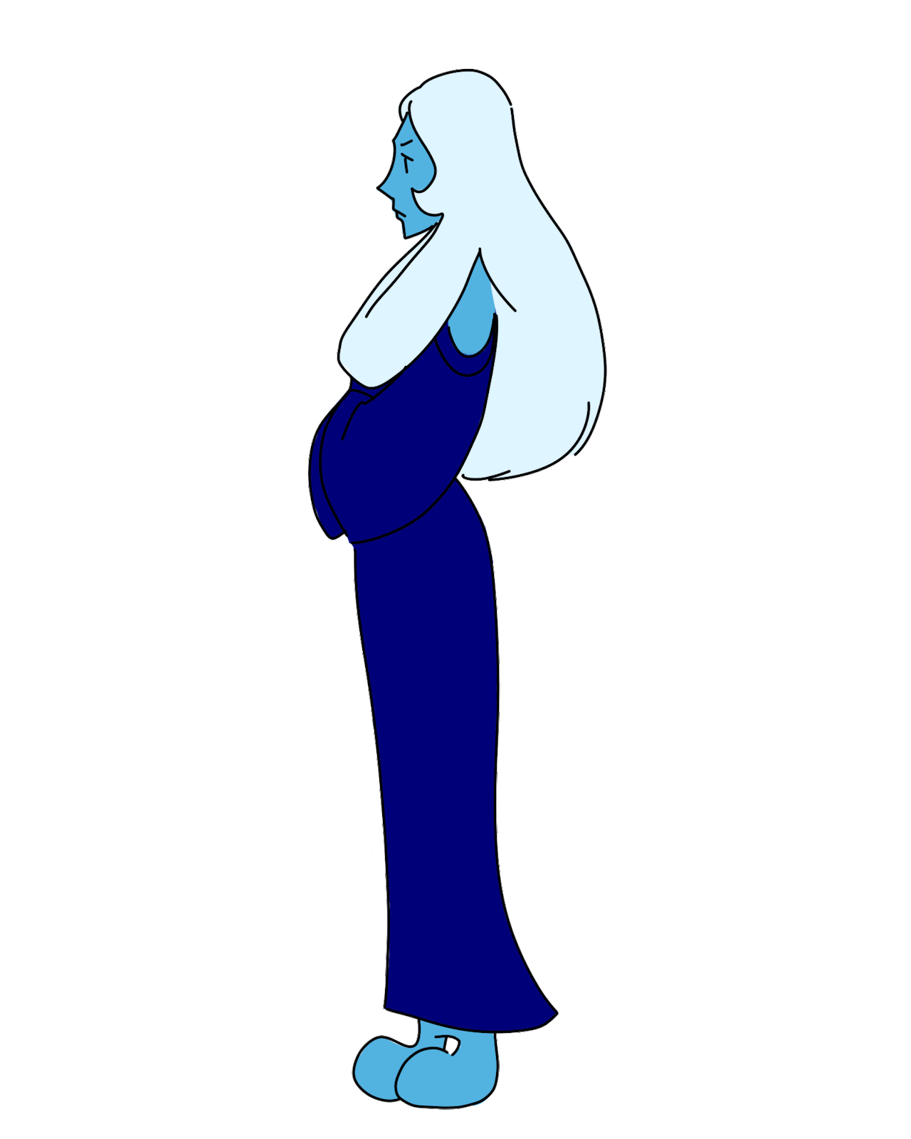 blue the little blue plushie