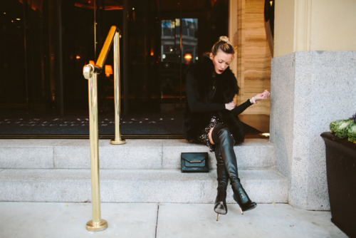 Fashion blogger Katie Cassidy from tomboykc in Tom Ford bootsSource:  tomboykc - dressing-