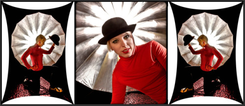 cabaretAudra does bling and the cabaret clockwork orange thing all at once!
