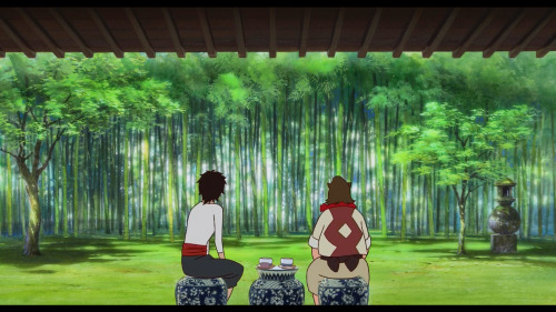 Bakemono no Ko directed by Hosoda Mamoru (Summer Wars, Wolf Children Ame to Yuki). Film used classic