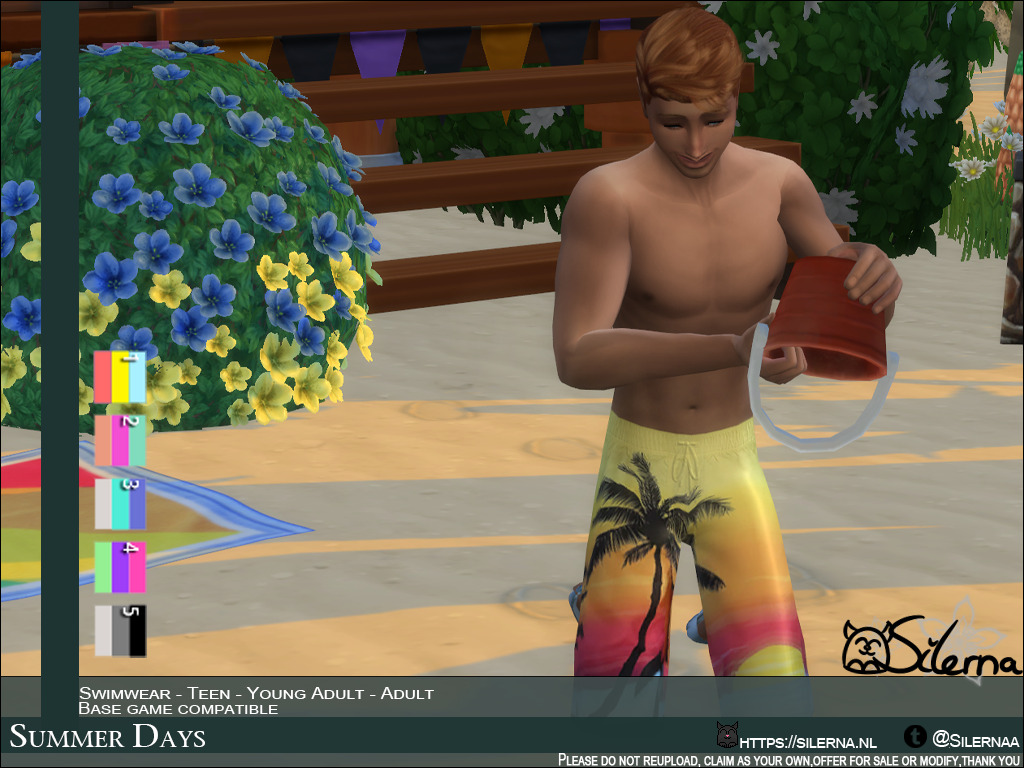 Summer Days trunks - The Sims 4 Create a Sim - CurseForge