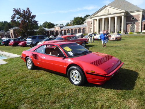 fromcruise-instoconcours:  The Auto X show at Saratoga was held the same weekend as the Saratoga Auto Auction, with most of the unsold cars out for the crowd to check out and make offers. Here’s one of the most unloved classic Ferraris, the Mondial.