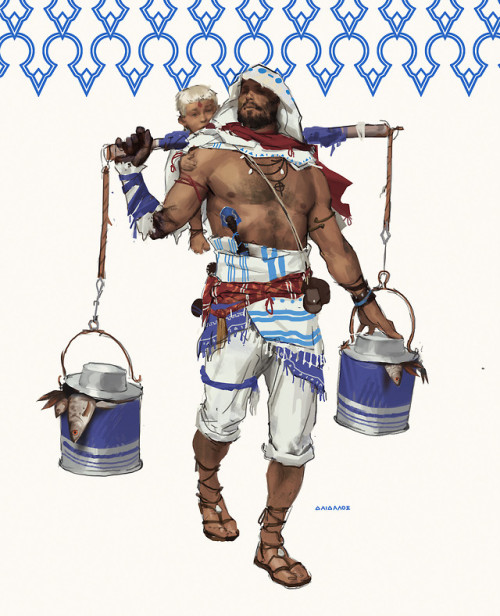 Character concepts by Krist Miha