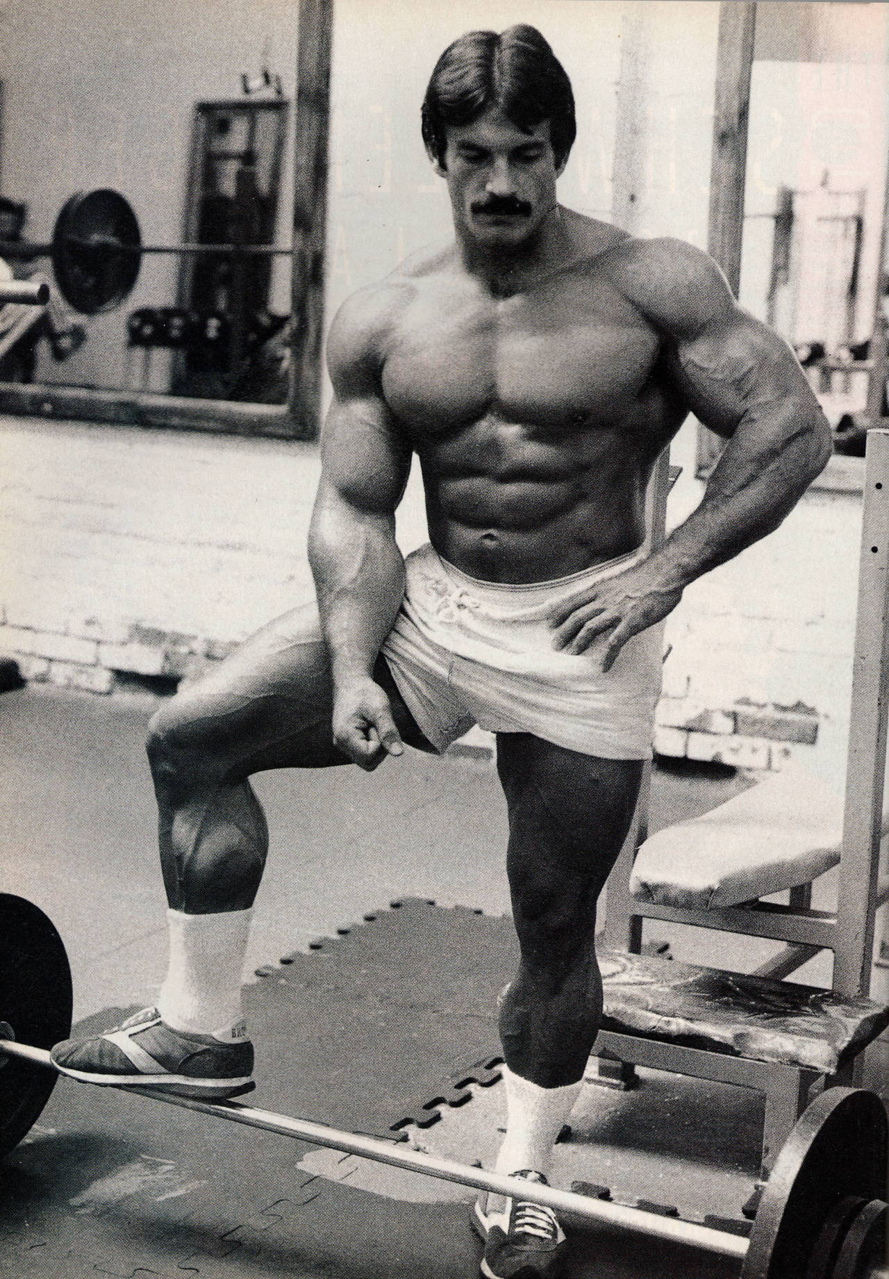 Mike Mentzer Mustache Muscle