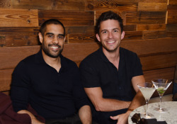 Sashaatthebarricade:sacha Dhawan And Jonathan Bailey Attend The Nobu Hotel London