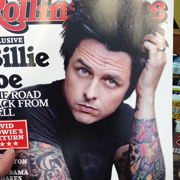 My man! #billiejoe #armstrong #greenday #rollingstone #mag