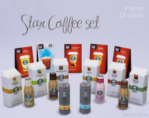 TS4 Star Coffee set http://helen-sims.blogspot.ru/2016/07/ts4-star-coffee-set.html