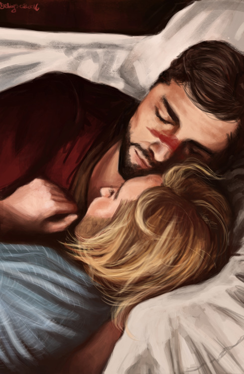 debby508:Inseparable mages couple, sleeping, after, a lot of  cuddles! (◡‿◡✿)