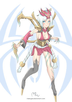 league-of-legends-sexy-girls:  Blood Moon Elise by MeevGod  