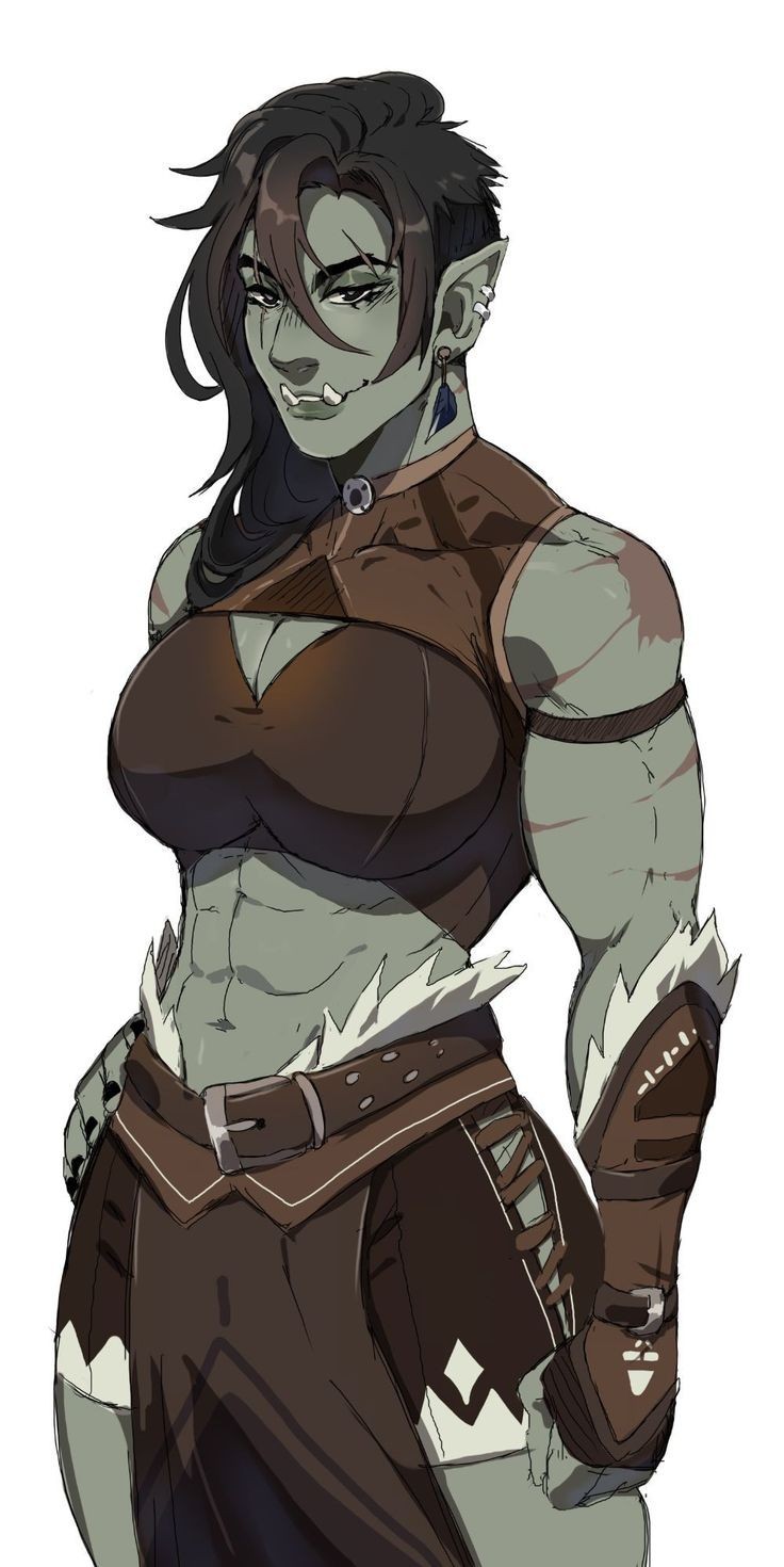 Male Orc X Female Reader FLUFF!!!