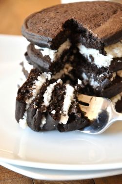intensefoodcravings:  Oreo Cookie Pancakes