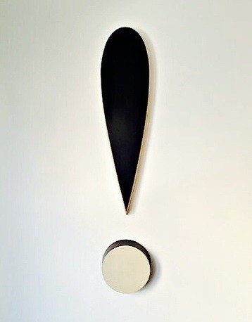 Richard Artschwager, Exclamation Point, 1966. Wood, acrylic, Formica. Via kentfineart.“I would call 