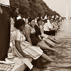 theladybadass:   Scenes from 1963 March on Washington. The march was documented by