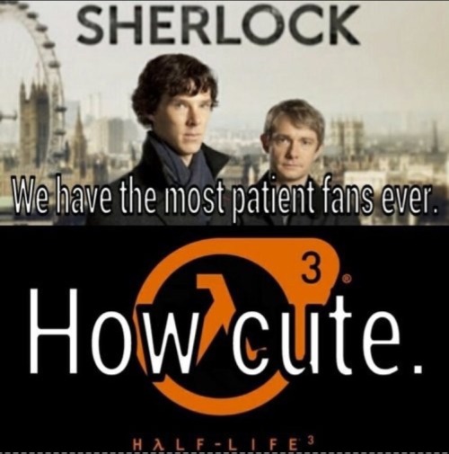 syfycity:  Saw this on the frontpage, if only we had something thing to be patient for.