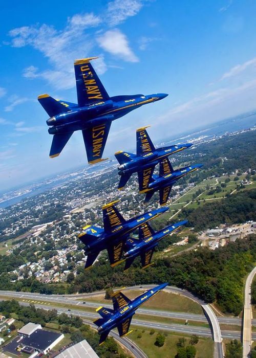 myaerospacepics:The Blue Angels Aircraft History