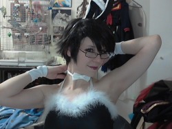 littlefinchcosplay:  More life goals achieved…why CAN’T you put Bayonetta in a bunny suit in the game, though?