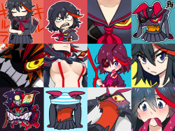 animexfavorites:  Compilations ☆ KILL La KILL | 尾無し猫/ウイリー [pixiv]   mah cute babe~ &lt;3 &lt;3 &lt;3