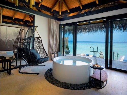 scorpiotoy:  luxuryaccommodations:  Top 10 Open Air Bathrooms Our picks for the most amazing open air bathrooms ever created in hotels and resorts across the world. 1. Rain shower and outdoor bathtub at Zanzibar White Sand Luxury Villas & Spa 2. Open