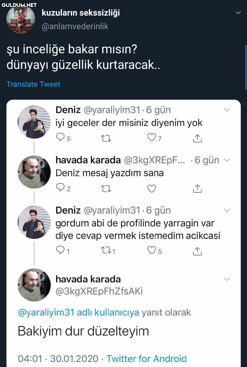 kuzuların sekssizliği...