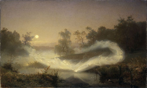 blue-voids: Johan August Malmström - Dancing Fairies, 1866 - oil on canvas