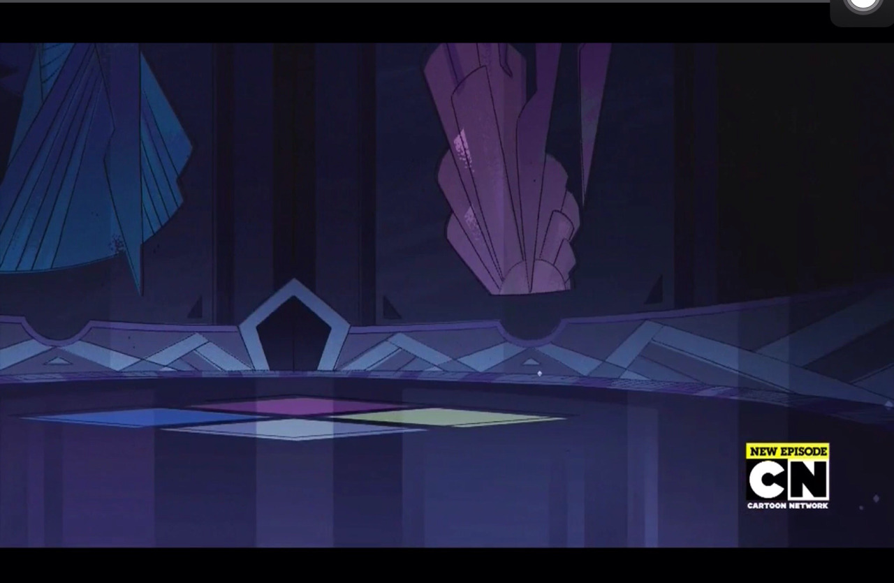 So we know from the pilot that the Crystal Temple was modeled after the fusion of