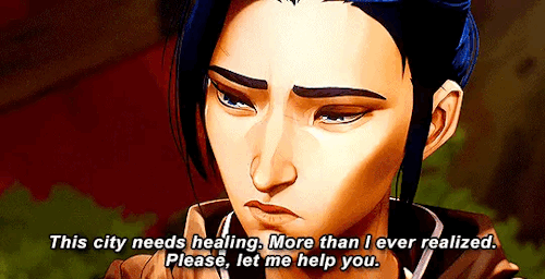 Caitlyn Just Learned What The Boy's Name Was From Vi Defusing Their Confrontation. She Then Said "Ekko,