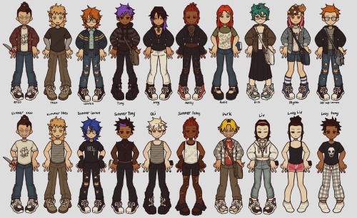 Okay, I Spent Literal Hours Making All My OCs On This Piccrew. This One Was So Addicting. It Had The