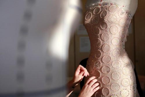 In the atelier of Ralph & Russo with Vogue, part II. 